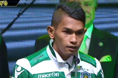 Bangga, Martunis Anak Angkat Cristiano Ronaldo Gabung Sporting Lisbon