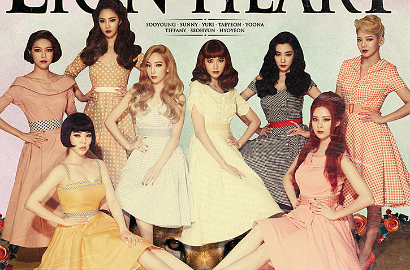 SNSD Pose Manis Bareng Manusia Singa di Poster Tracklist 'Lion Heart'
