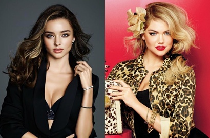 Miranda Kerr dan Kate Upton Tampil Topless Pakai Lingerie di Majalah V