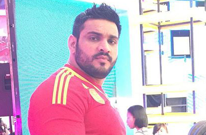 Selfie Cerah Saurav Gurjar 'Bima' Begitu Sampai di India
