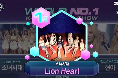 Kalahkan HyunA, SNSD Bawa Pulang Piala Ke-7 'Lion Heart' di M!Countdown