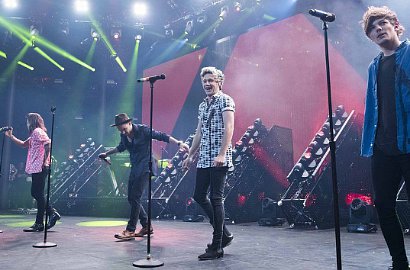 Jelang Vakum, One Direction Semangat Hibur Fans di Festival Musik London