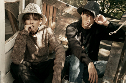 Tablo dan Kang Hye Jung Pamerkan Sepatu Desain Sendiri di Pemotretan Vogue