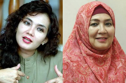 Dulunya Bom Seks Indonesia, Eva Arnaz Kini Berhijab dan Jualan Lontong Sayur