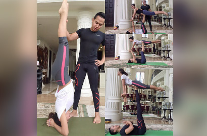 Pamer Selfie Seksi Berkat Yoga, Ini Kata Netter Soal Aurel Hermansyah
