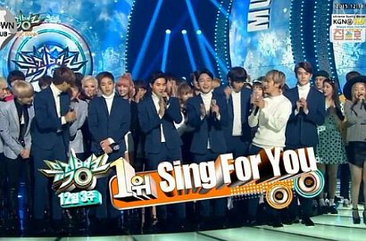 'Sing For You' EXO Menang Perdana di 'Mubank', Chanyeol-Suho Malah 'Bertarung'
