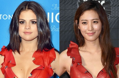 Pakai Gaun Merah Sama, Lebih Seksi Selena Gomez Atau Claudia Kim 'Avengers'?