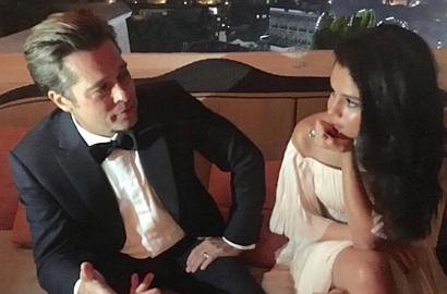 Ketemuan, Ini Ternyata yang Dibicarakan Selena Gomez dan Brad Pitt