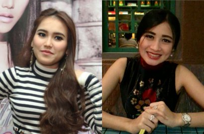 Pamer Belahan Dada, Lia Trio Macan Dibully Contek Gaun Ayu Ting Ting