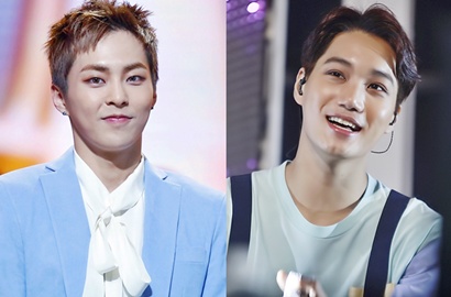 Sudah Membaik Usai Cedera, Xiumin-Kai EXO Ramah Sapa Fans di Bandara