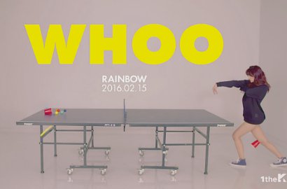 Pakai Celana Dalam, Rainbow Kocak Main Ping Pong di Teaser MV 'Whoo'