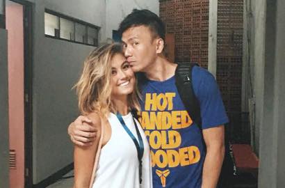 Valentine, Agnes Monica Terharu Dengar Ucapan Romantis Wijaya Saputra