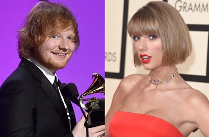 Ed Sheeran Ultah, Taylor Swift Tulis Pesan Mengharukan