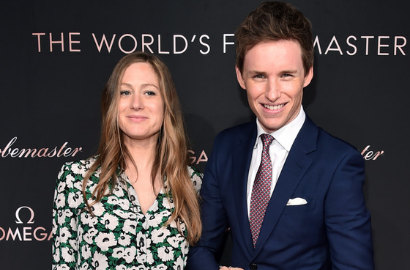 Belanja Bareng, Eddie Redmayne Gandeng dan Kecup Mesra Sang Istri