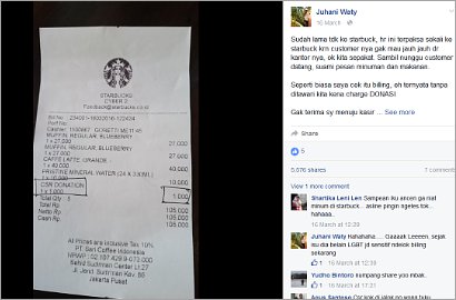 Seorang Pembeli Protes Dipaksa Bayar Donasi Saat Ngopi di Starbucks