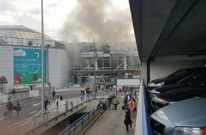 Beredar Video Mencekam Penumpang Berlarian Saat Teror Bom di Bandara Brussels