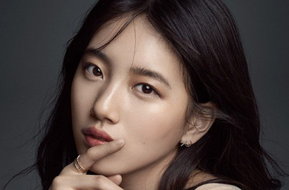 Sensualnya Suzy Pamer Leher Menggoda dan Bra Ngintip di Pemotretan