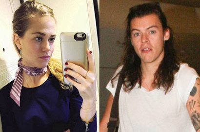 Foto Topless Beredar, Harry Styles 1D Diam-Diam Kencani Pramugari Seksi?