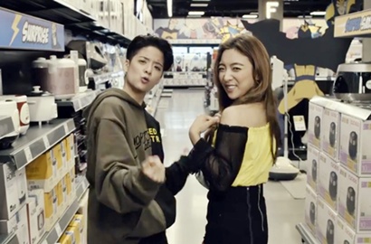 Amber-Luna Energik dan Ceria dalam Pembuatan MV 'Wave'