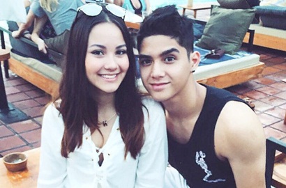 Foto Bareng Alyssa, Jambul Pirang Al Ghazali Ini Bikin Gagal Fokus