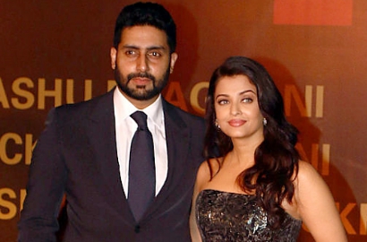 Buktikan Masih Harmonis, Aishwarya Rai Gandengan Mesra Bareng Suami