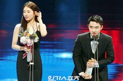 Suzy-D.O. EXO Raih Popularity Awards Film di Baeksang 2016