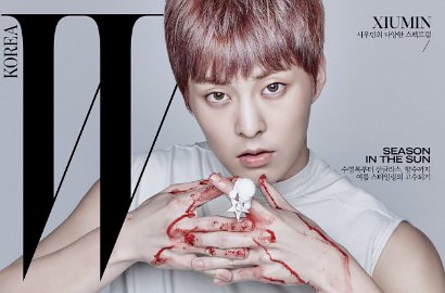 Biasa Unyu, Xiumin EXO Pamer Pose Menggoda di Majalah W Korea