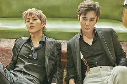 Adu Ganteng, Xiumin-Yoo Seung Ho Siap Curi Hati Fans di Pemotretan Ini