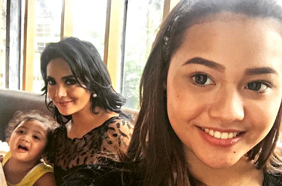 Lebaran Bareng, Aurel Hermansyah Dapat Kejutan Ultah dari Krisdayanti