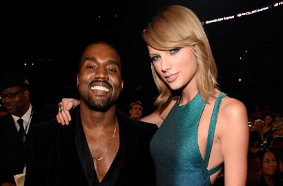 Bikin Makin Panas, Kanye West Komentari Drama Taylor Swift Vs Kim Kardashian