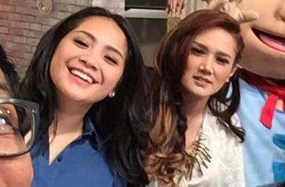 Foto Bareng, Mulan Jameela Adu Cantik dengan Nagita Slavina