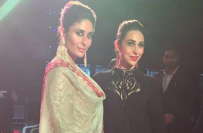 Pose Bareng Karishma, Perut Buncit Kareena Kapoor Makin Kelihatan