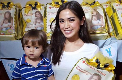 Jessica Iskandar Sedih Ludwig Lupakan Ulang Tahun El