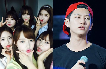 Foto Kocak Bareng G-Friend, Sandal Heechul SuJu Ini Bikin Salah Fokus