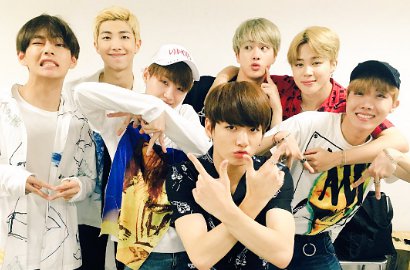 Kocak, Intip Reaksi Heboh BTS Lihat Iklan Ultah Jungkook di Bis