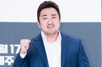 Jadi Model 'Etude', Begini Unyunya Ma Dong Seok Pakai Celemek Pink