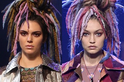 Gigi-Kendall Jenner Pilih Tertutup, Bella Hadid Pamer Dada di New York Fashion Week