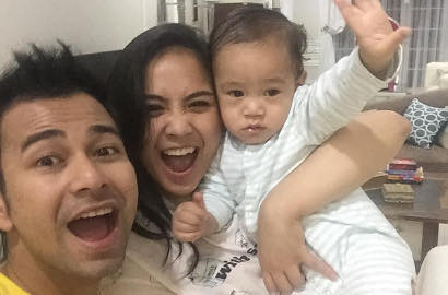 Pose Kalem Bareng Raffi dan Rafathar, Mata Sembab Nagita Jadi Sorotan
