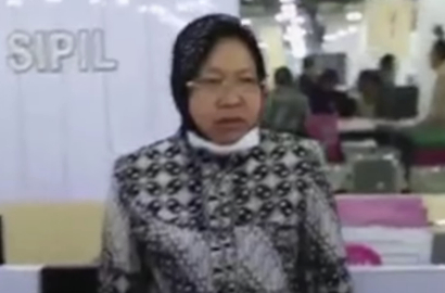 Sidak Layanan E-KTP di Surabaya, Beredar Video Risma Triharini Ngamuk