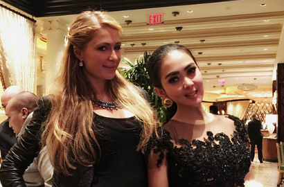 Buktikan Berteman, Syahrini Kirim Hadiah Ini untuk Paris Hilton