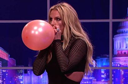 Hisap balon Helium, Britney Spears Bersuara Lucu Nyanyi 'Shake It Off'