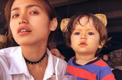 Putra Jessica Iskandar Mendadak Jadi 'Tukang Ojek', Netter: Boncengin Dong El
