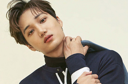 Kai EXO Pose Kece di Pemotretan Majalah, Netter: Krystal Beruntung Ya