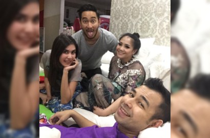 'Hempaskan' Ayu Ting Ting, Raffi Makin Mesra dan Pamer Pakai Celana Boxer Nagita