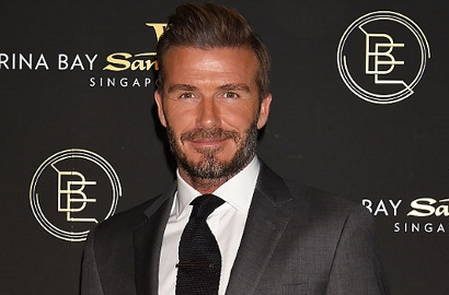 Ups, David Beckham Ketahuan Lirik Cewek Seksi Saat Liburan di California