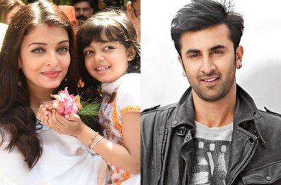 Mirip Sang Ayah, Putri Kecil Aishwarya Rai Berlari Peluk Ranbir Kapoor