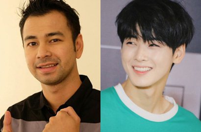 Raffi Ahmad Selfie Bareng Cha Eunwoo Astro, Siapa Lebih Ganteng?