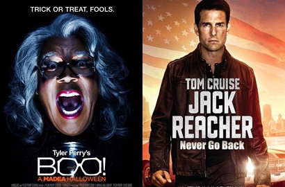 Kalahkan 'Jack Reacher 2', 'Boo! A Madea Halloween' Rajai Box Office