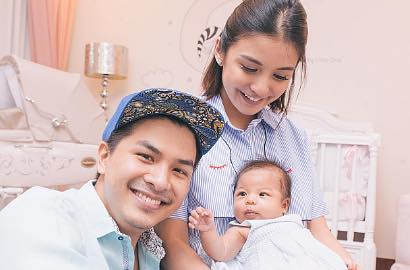 Digendong Chelsea Olivia, Rambut Jabrik Nastusha Malah Bikin Netter Salfok