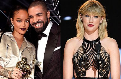 Geram, Rihanna Minta Fotonya Dihapus Usai Drake 'Pajang' Punggung Taylor Swift